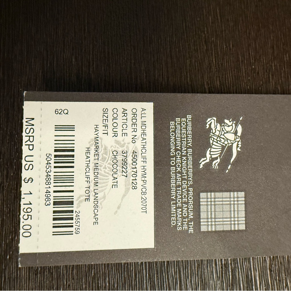 Burberry Beige and Brown Check Shoulder Bag - Picture 9 of 16